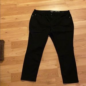 Black jeans; Riders by lee